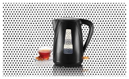 1,7 l Wasserkocher 1850 W  18555 Golf Blitzkocher (Schwarz) 