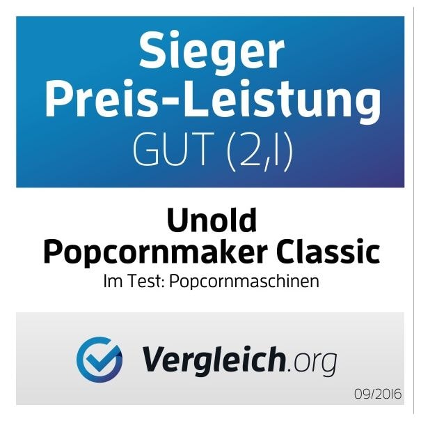900 W 48525 Classic Popcornmaschine 