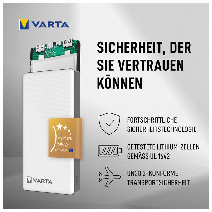 20000 mAh Powerbank USB Typ-C  Energy (Schwarz/Weiß) 
