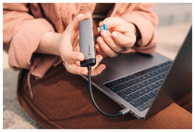 USB-C Multiport-Hub 4-Port USB 3.2 Gen 1 