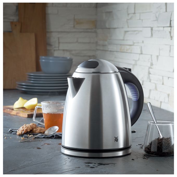 1,2 l Wasserkocher 2400 W  Stelio (Schwarz, Edelstahl) 