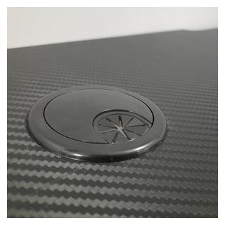 Gamingtisch  Ocelot (Schwarz/Blau) 