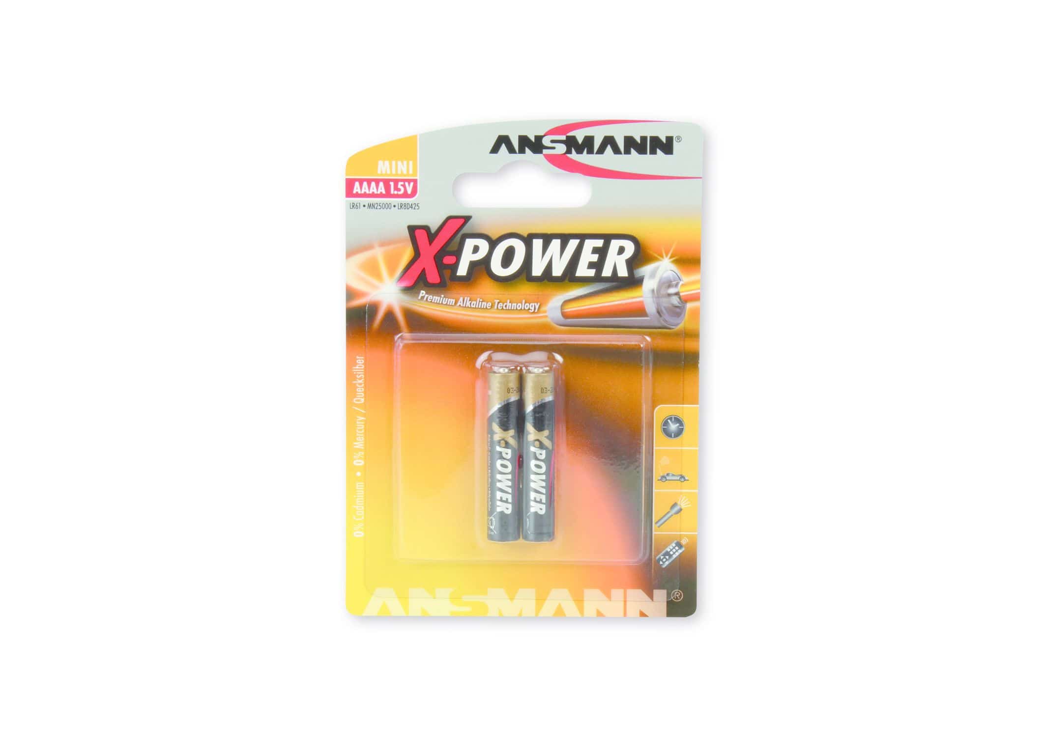 Ansmann X-Power AAAA, 1x 2 1510-0005