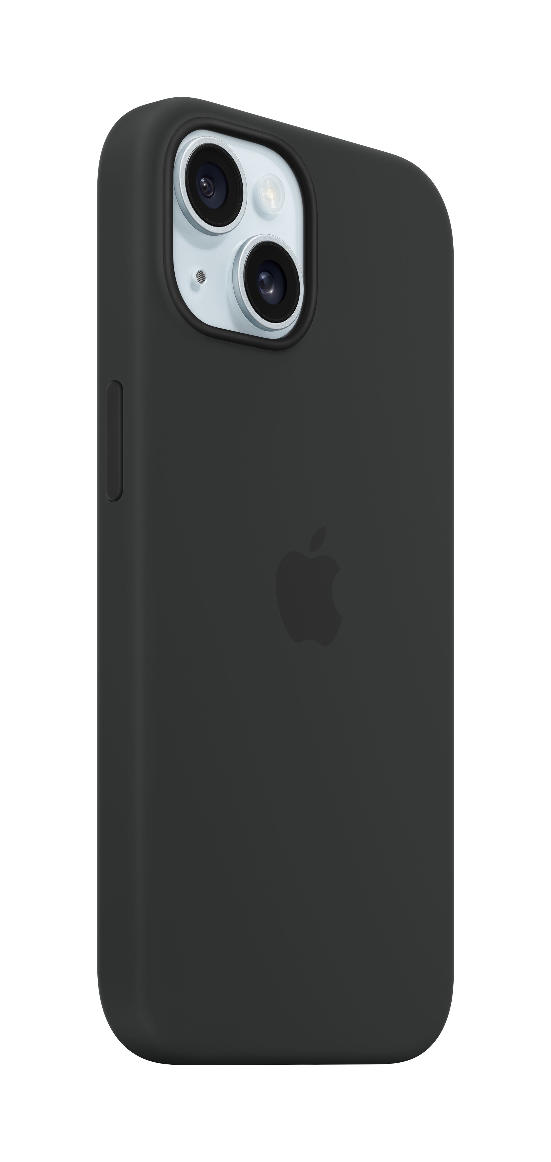 Cover für Apple iPhone 15 Silikon Case mit MagSafe (Schwarz) MXPD3ZM/A