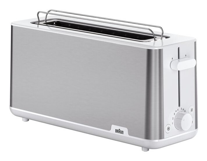 Toaster 1030 W 8 Stufen HT1610 PurShine (Edelstahl, Weiß) Image