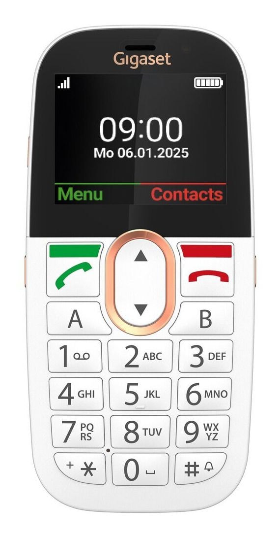 Gigaset 128 MB 4G Smartphone 5,87 cm (2.31 Zoll) 2 MP Single SIM GL695 (Weiß)