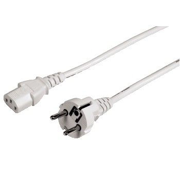 Hama Universal Mains Lead, 5 m, white bei Boomstore