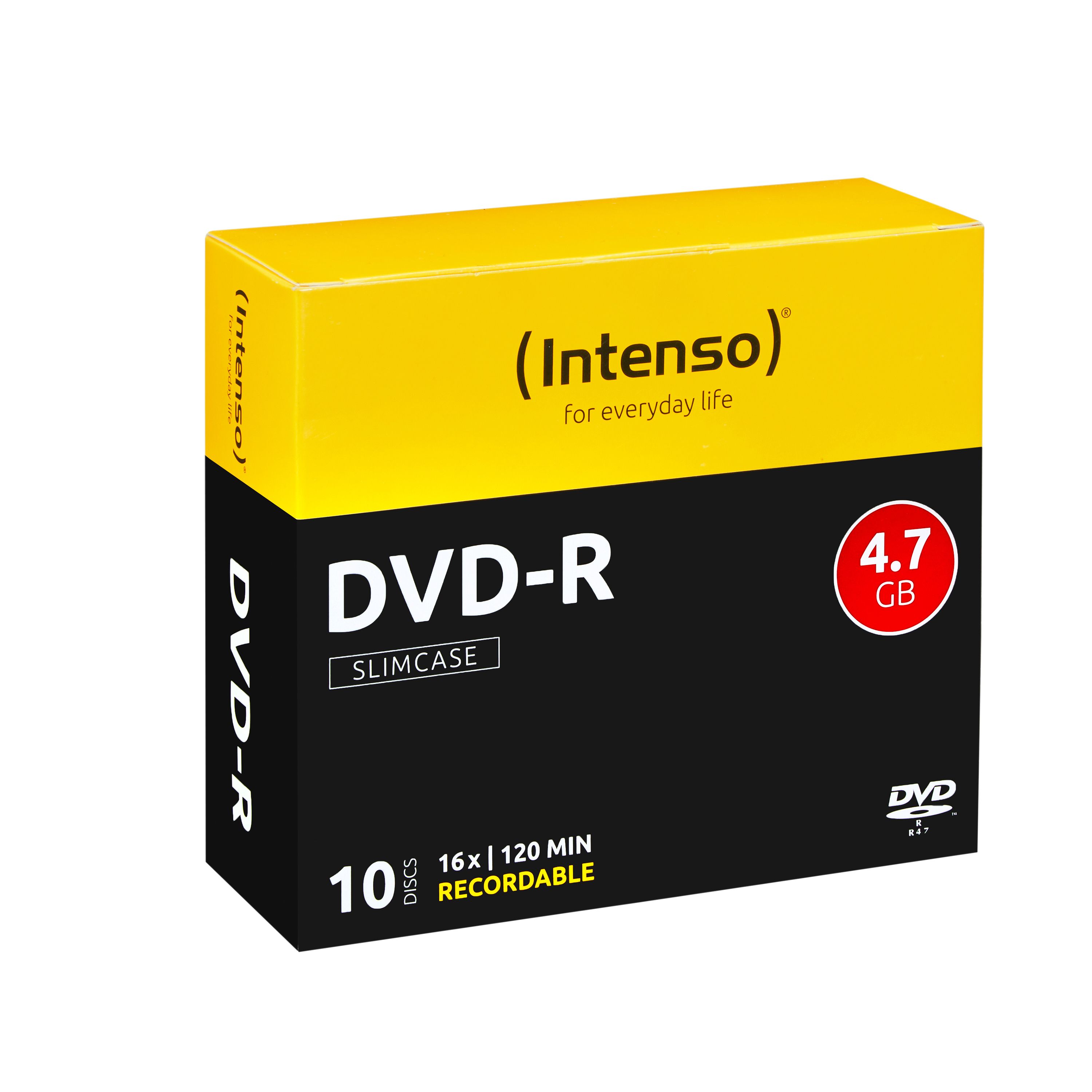 Intenso DVD-R 4.7GB, 16x 4101652