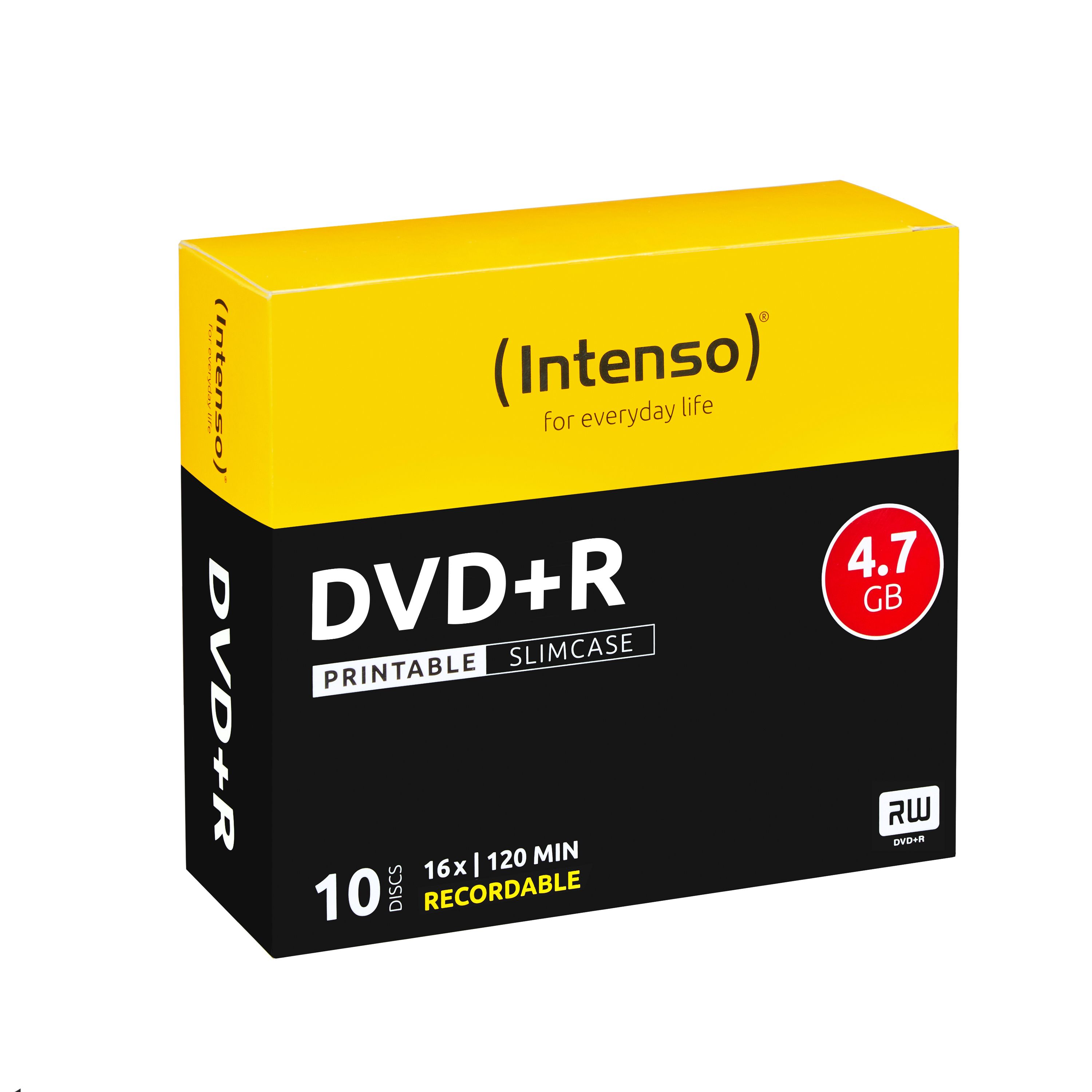 Intenso DVD+R 4.7GB, Printable, 16x 4811652