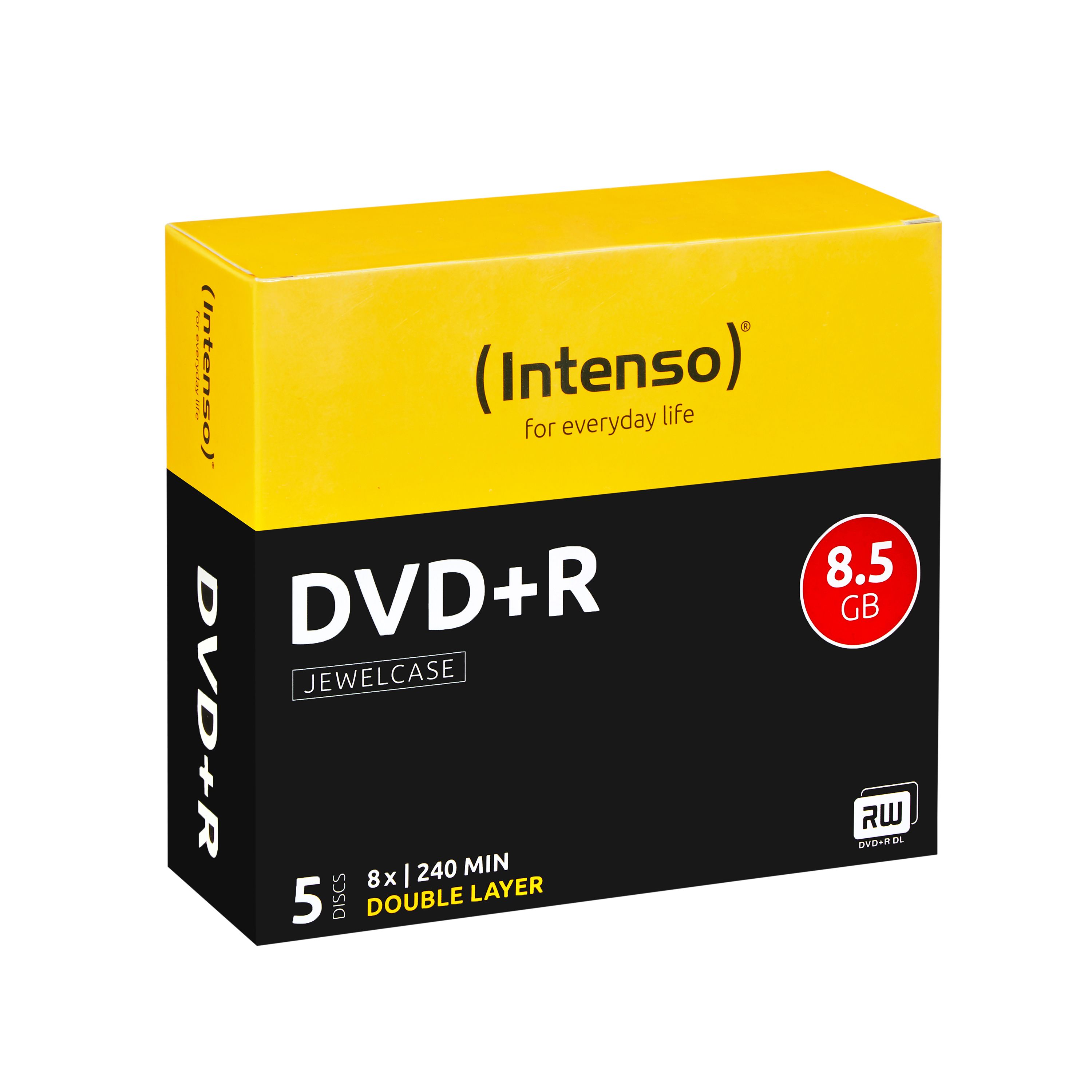 Intenso DVD+R 8.5GB, DL, 8x 4311245