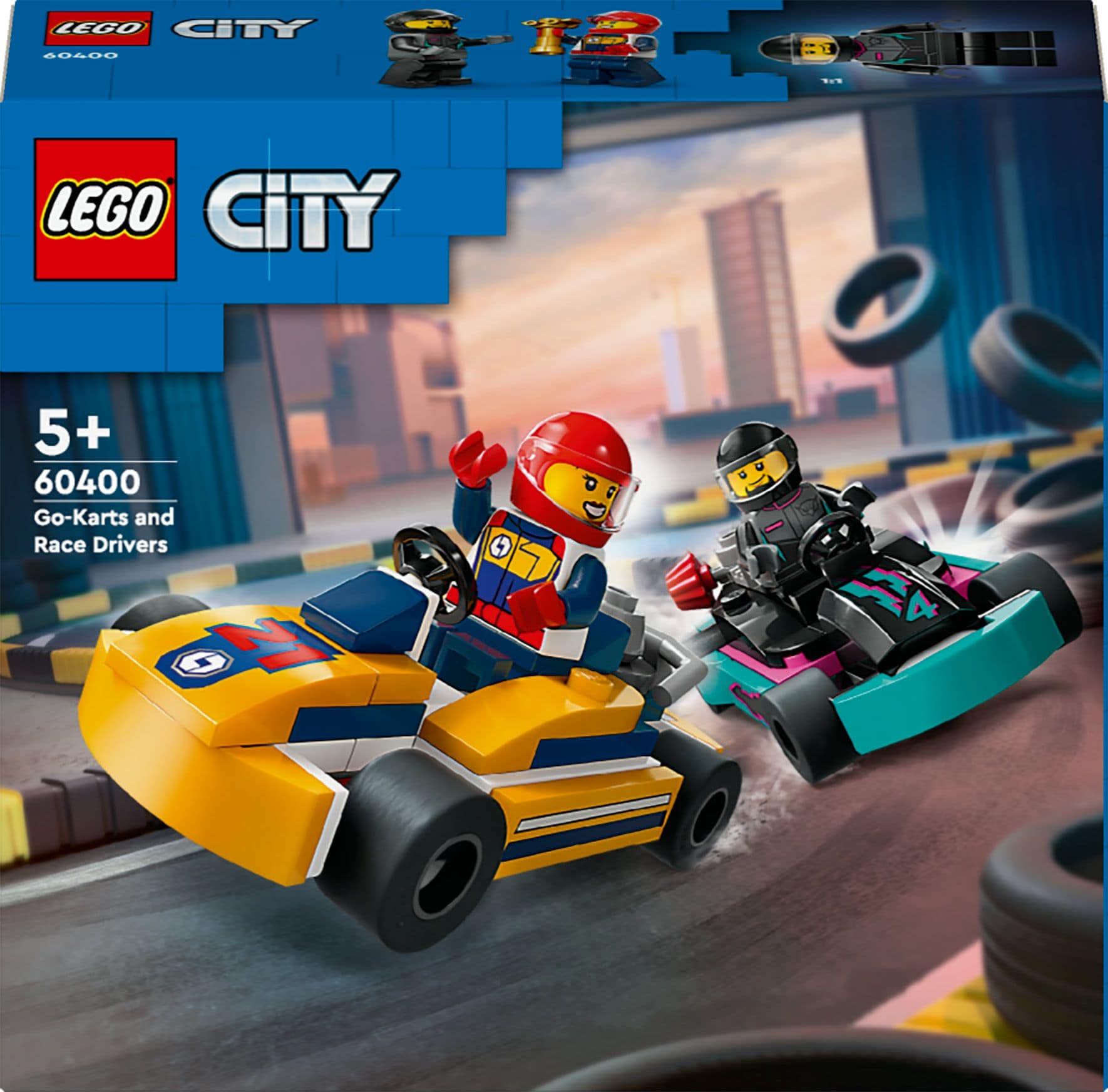 LEGO Go-Karts mit Rennfahrern 60400