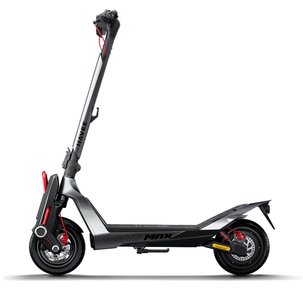 2400 W E-Scooter 15,3 Ah 100 km Reichweite 34 kg UT5 Max (Grau)