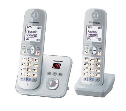 Panasonic DECT-Telefon KX-TG6822GS (Silber)