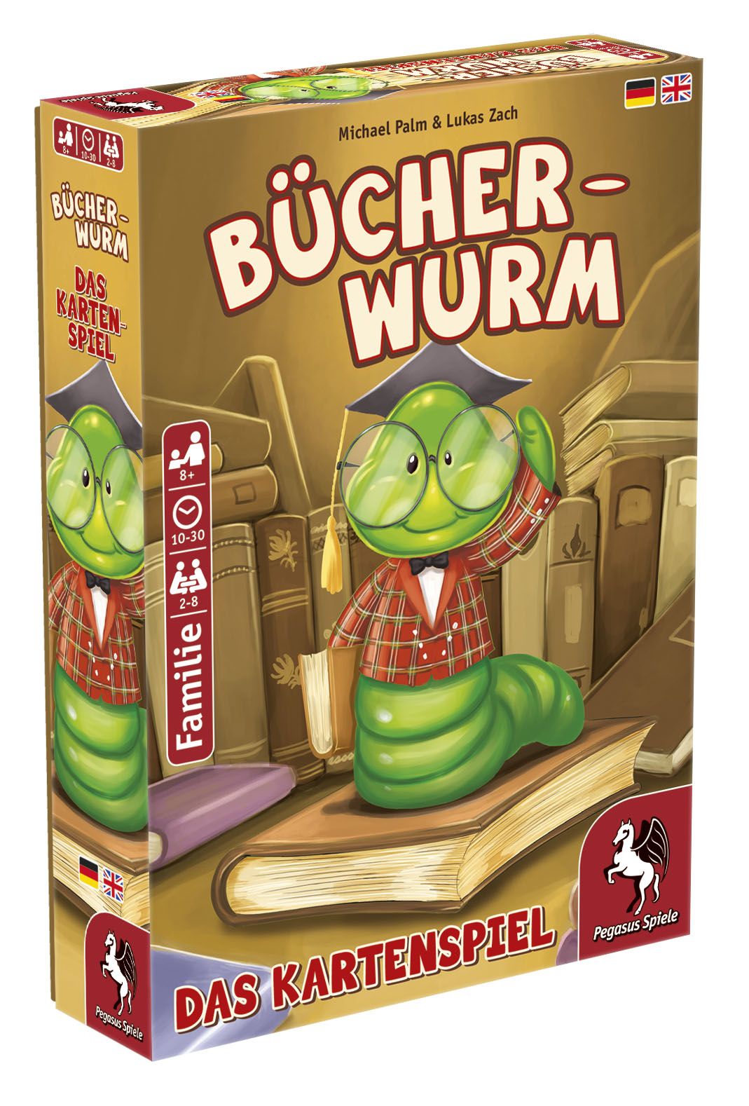 Pegasus Spiele Bücherwurm - Das Kartenspiel 18322G