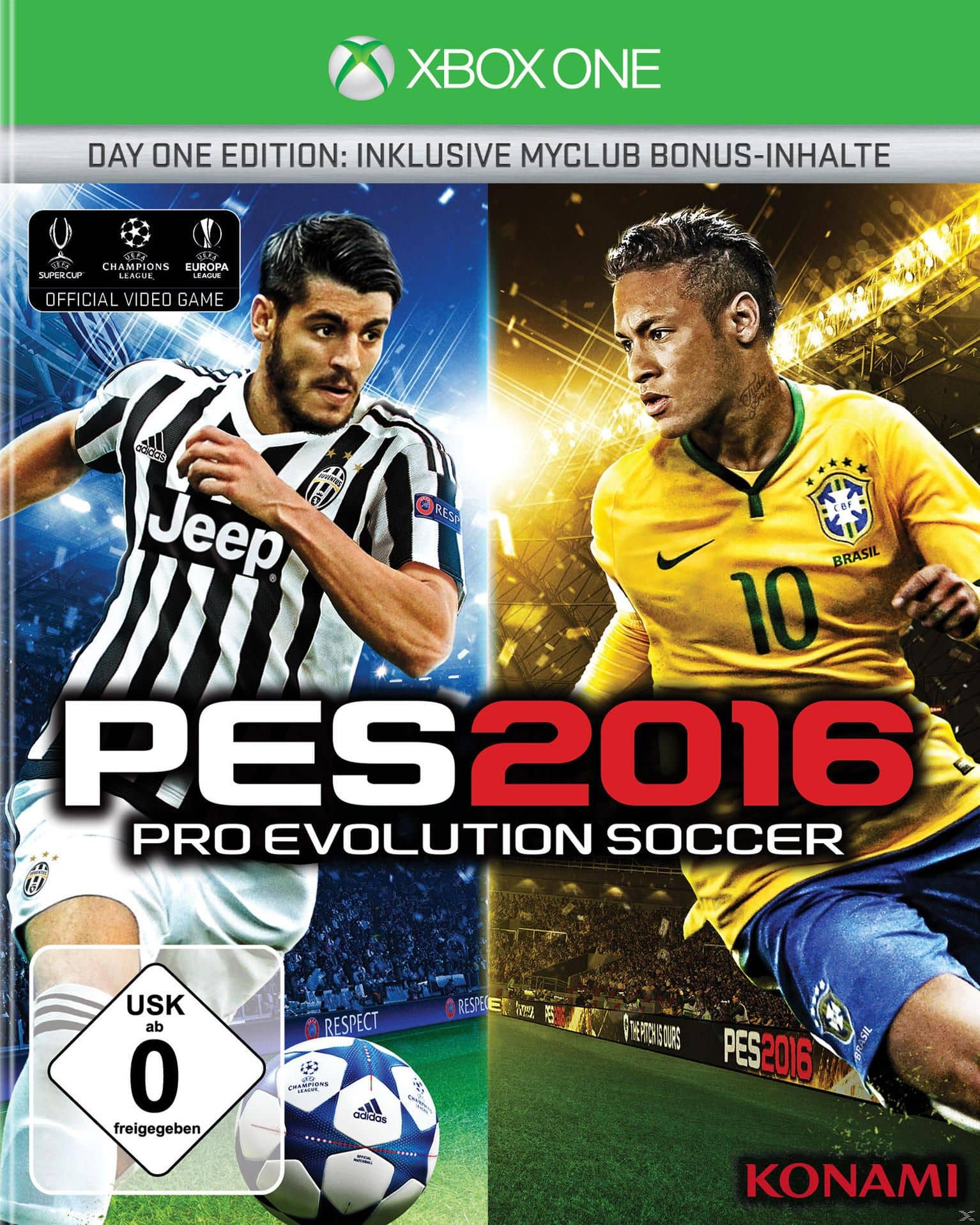 Konami of Europe PES 2016: Pro Evolution Soccer - Day 1 Edition (Xbox One) 116449950001