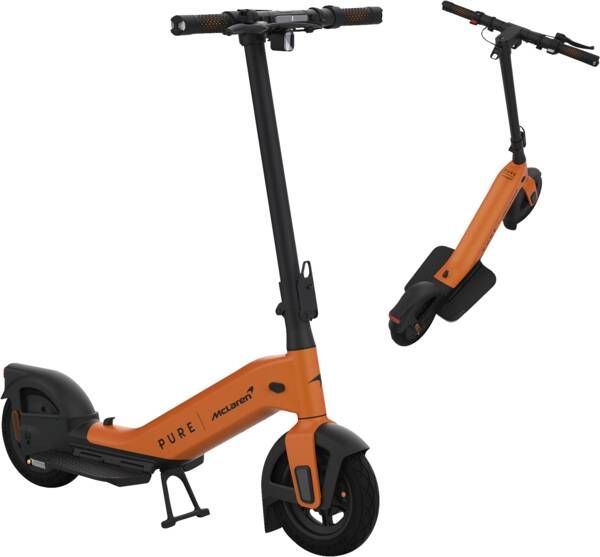 E-Scooter bis 70 km Reichweite Advance+ McLaren Edition (Schwarz, Orange)