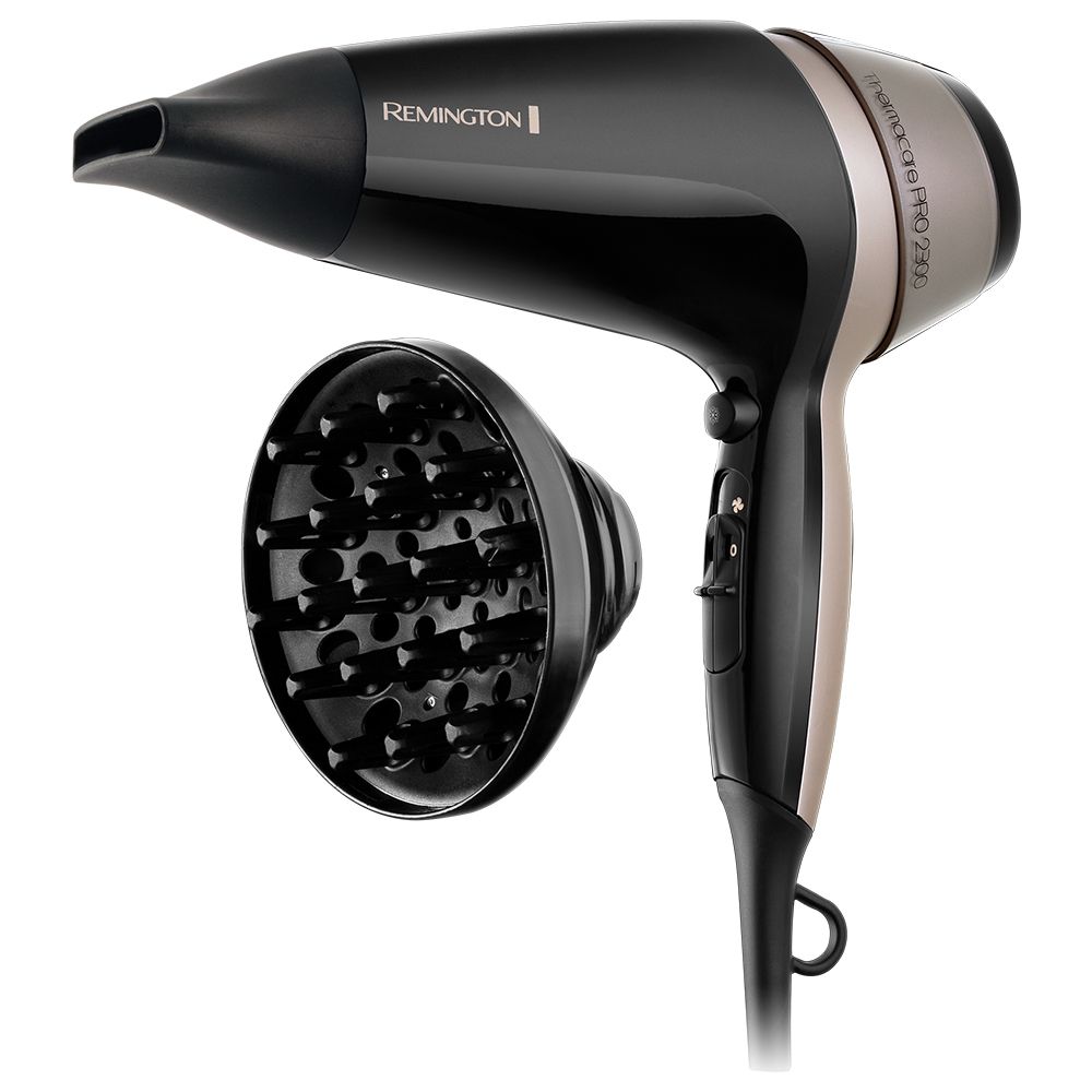 Remington Haartrockner 2300 W D5715 ThermaCare Pro (Schwarz, Braun) 45659 560 100