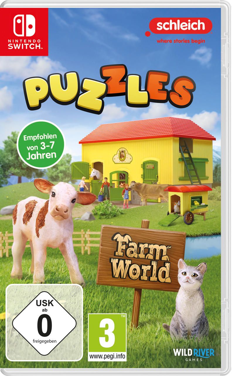 Wild River Games Schleich Puzzles Farm World (Nintendo Switch) 12267