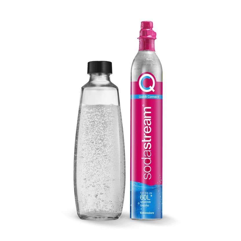 SodaStream Quick Connect Reservezylinder + 1 Glasflasche 7290113761315