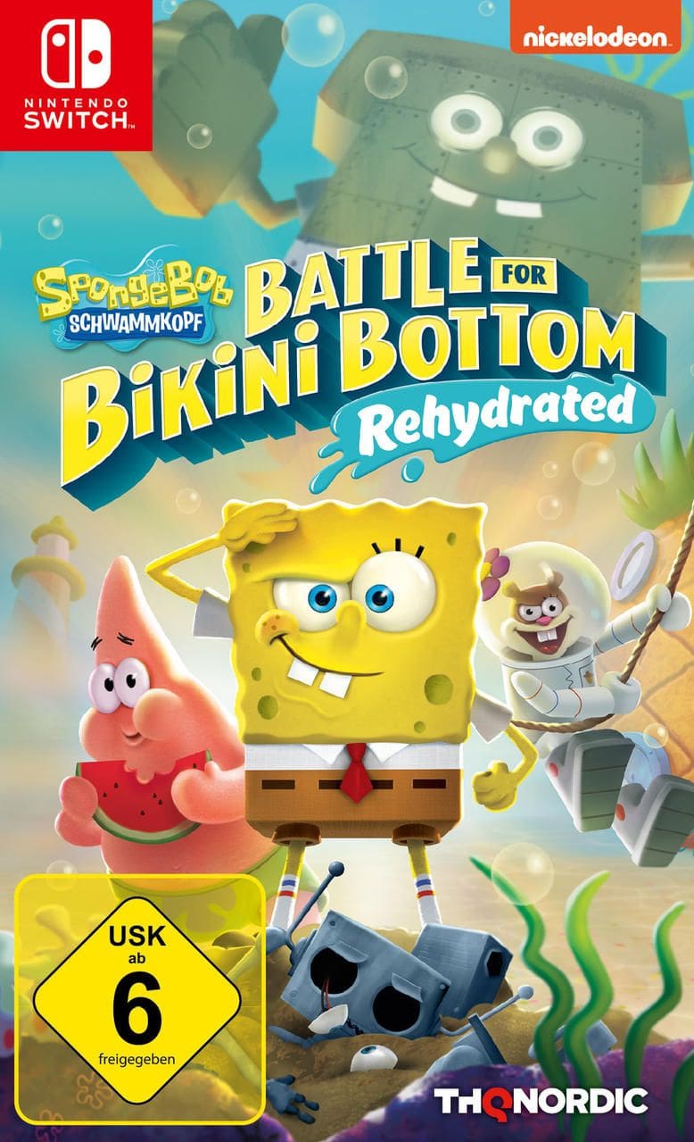 ak tronic Spongebob SquarePants: Battle for Bikini Bottom - Rehydrated (Nintendo Switch) 12197