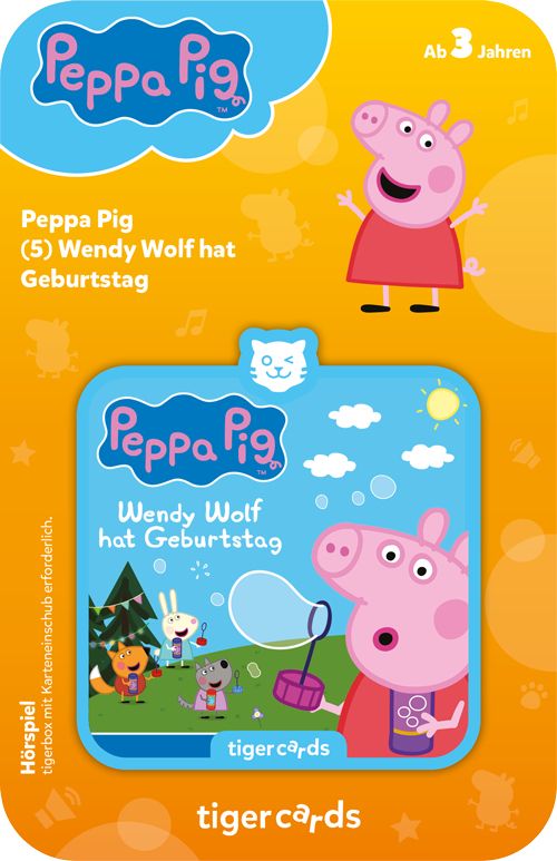 Tiger Media Peppa Pig (5): Wendy Wolf hat Geburtstag TIG4403