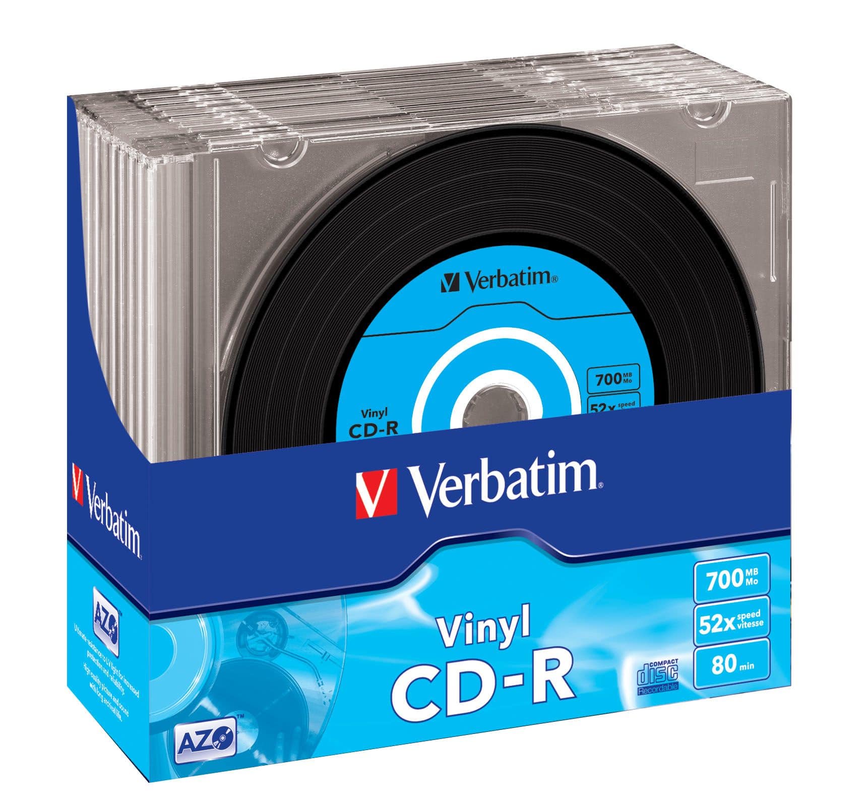 Verbatim CD-R AZO Data Vinyl 43426