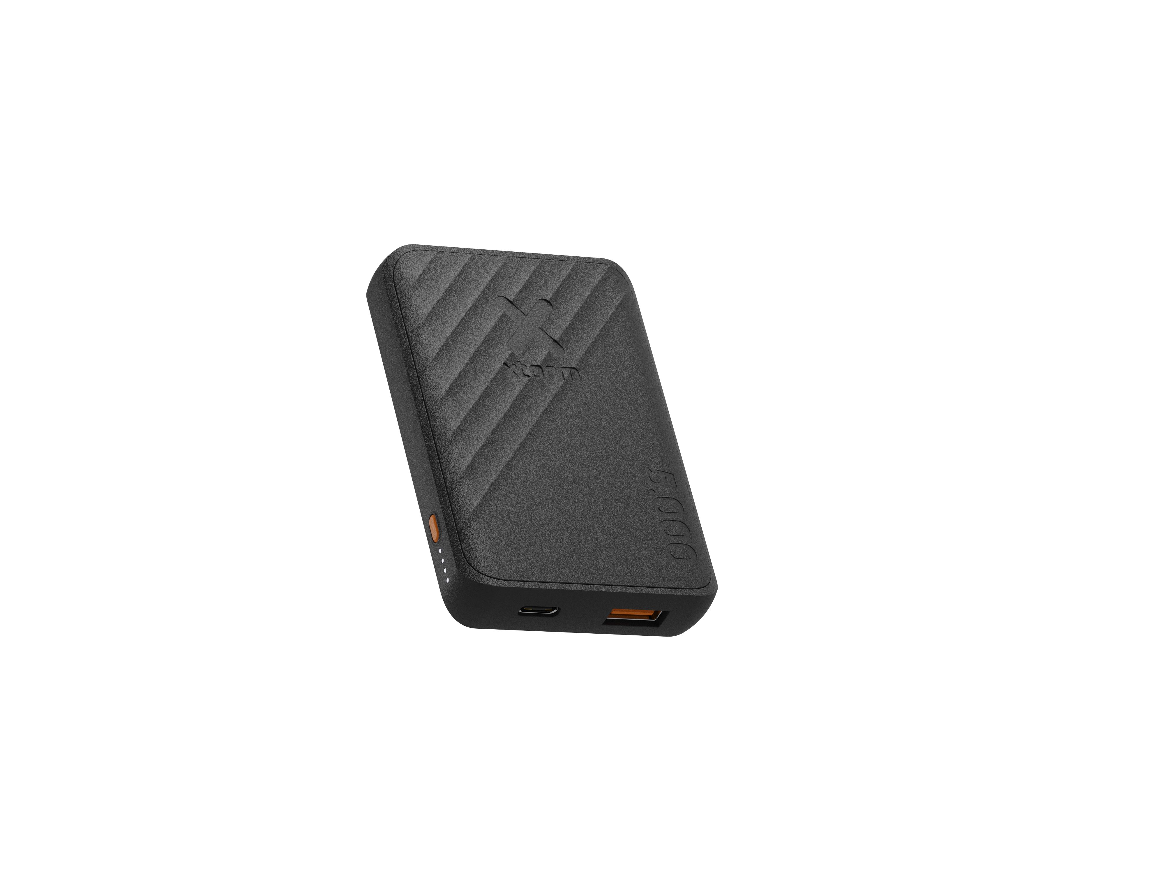 Xtorm 12W FastCharge Go2 Powerbank 5.000 - Holzkohle-Schwarz XG2051